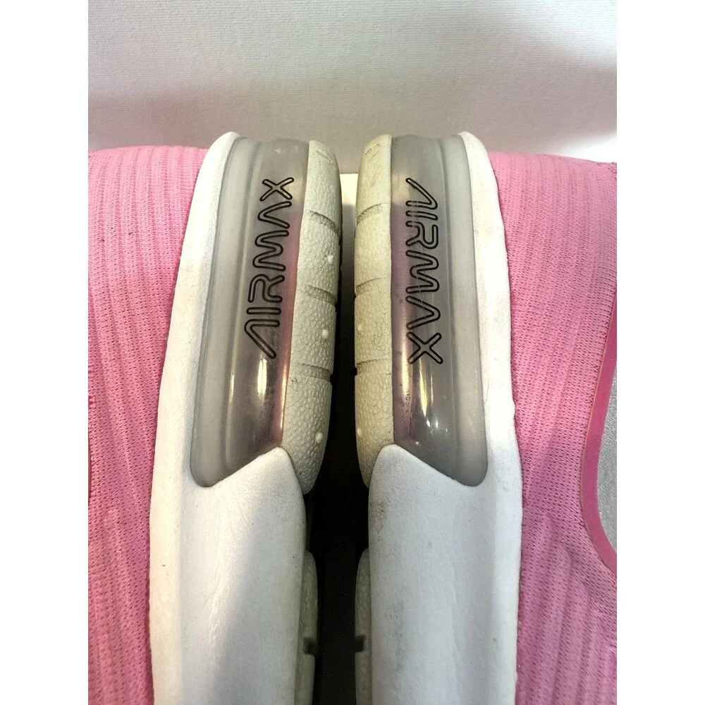 Nike Air Max Sequent 4 Running Shoes AO4486 Pink Silver Womens Size 7 Sneakers